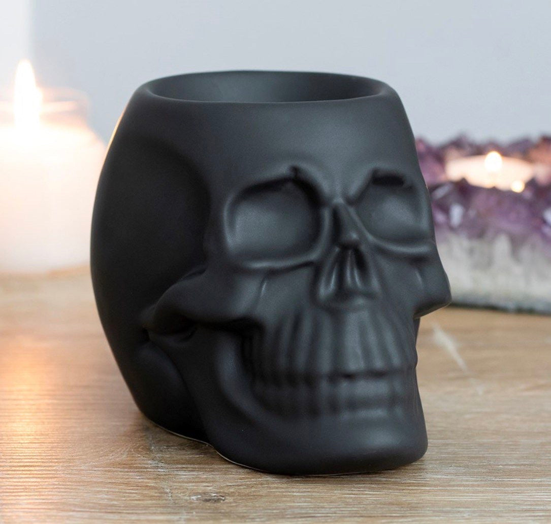 Halloween Skull Wax Burner