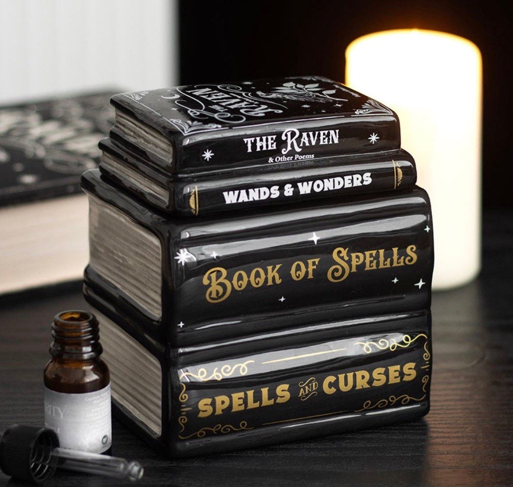 Halloween Book Wax Burner